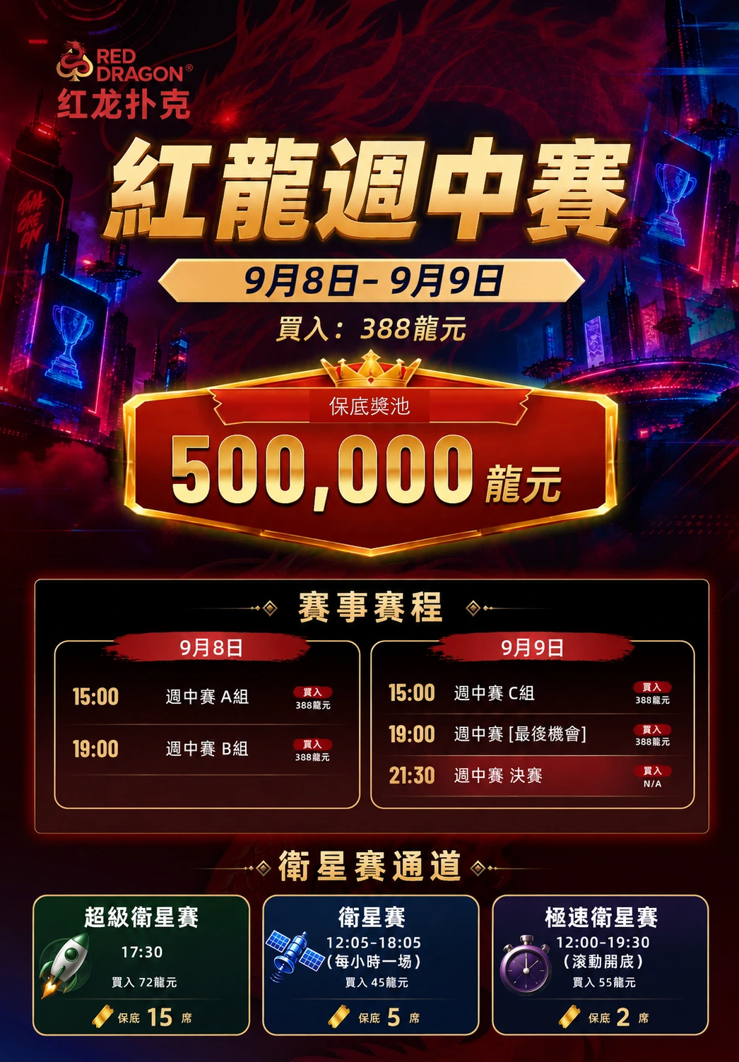 紅龍周中系列賽