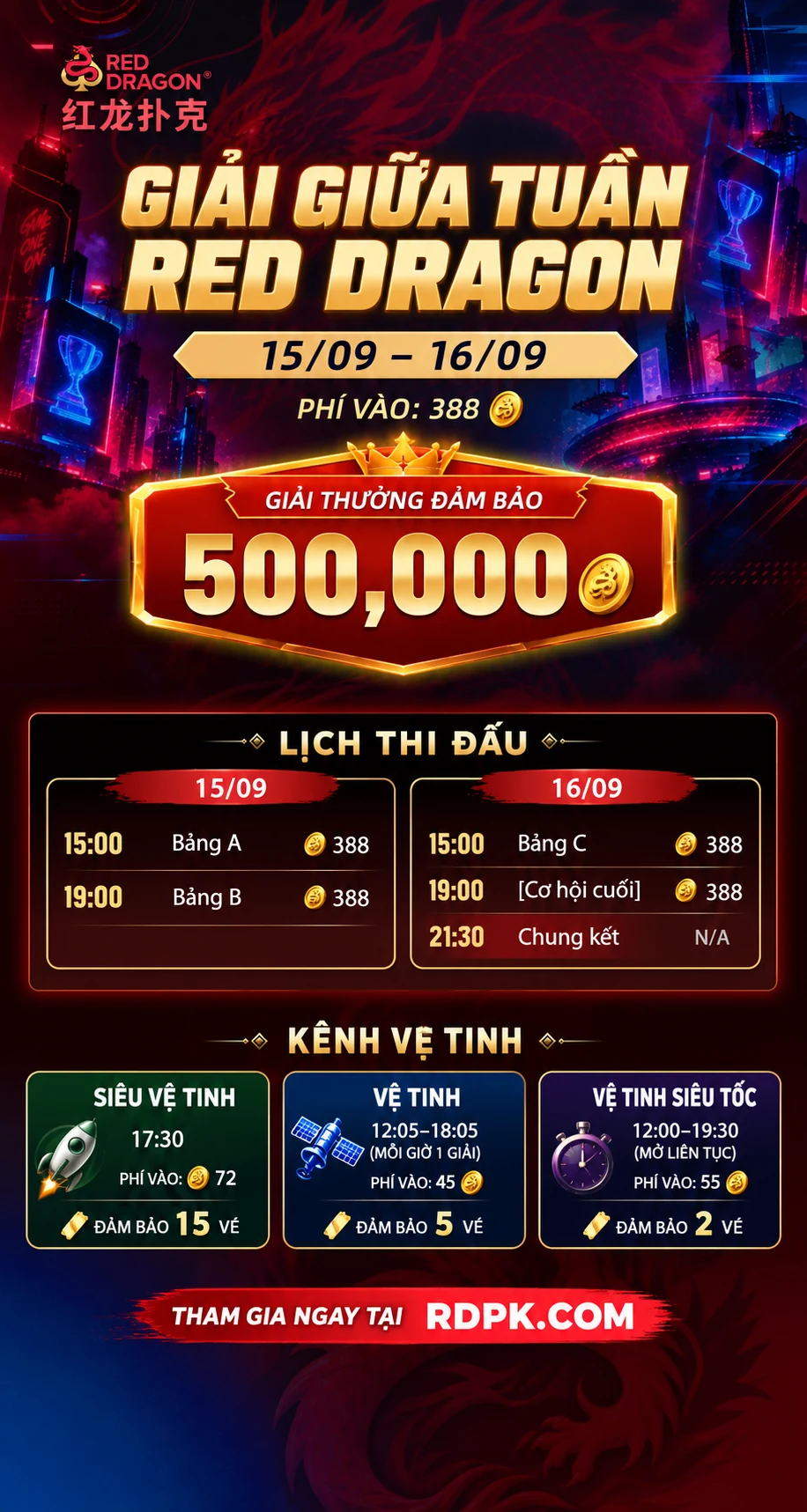 Red Dragon Giữa tuần