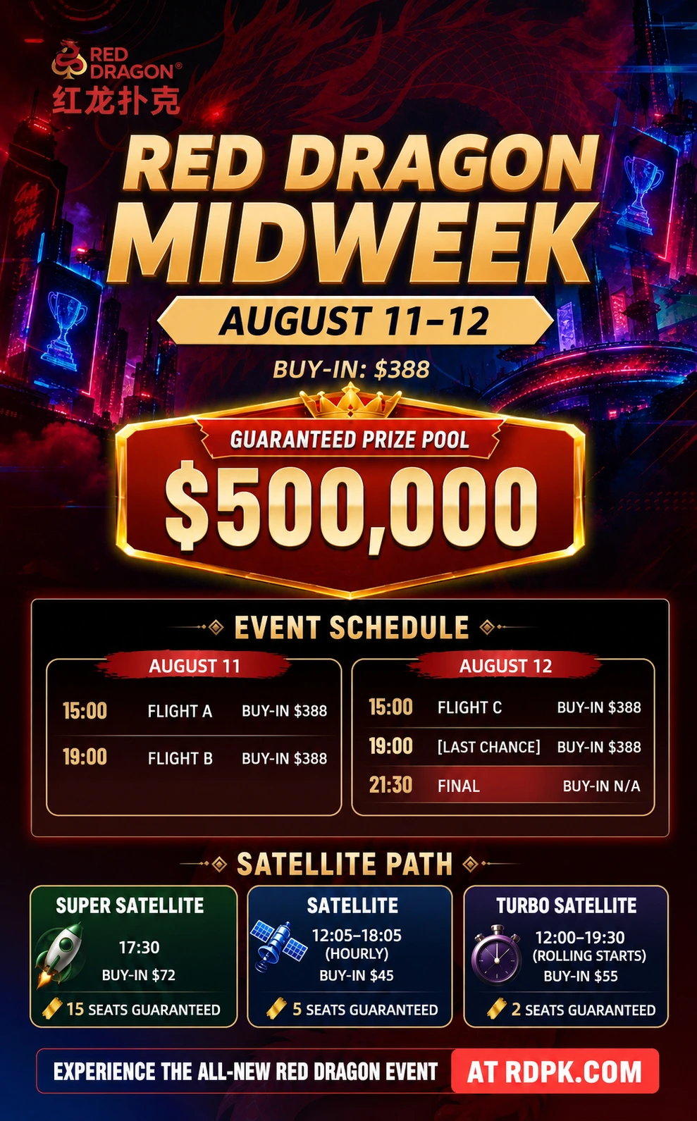 Red Dragon Midweek